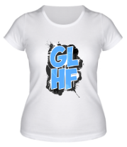 Женская футболка GLHF фото