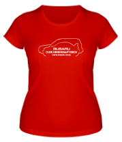 Женская футболка Subaru club NV (2)