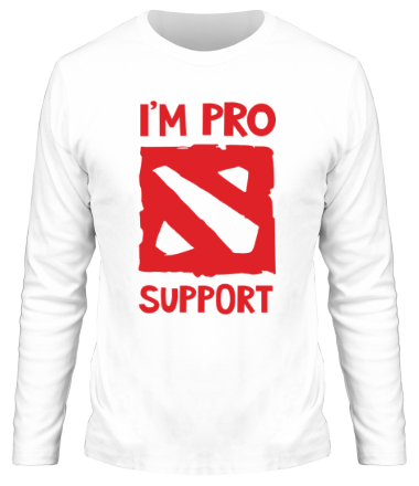 Мужская футболка длинный рукав Im pro support 