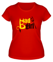 Женская футболка Плохая девчёнка  фото