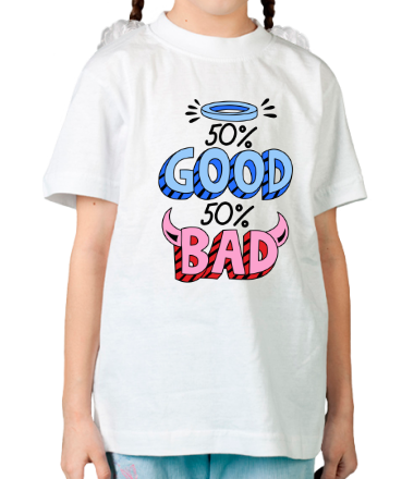 Детская футболка Good, bad 