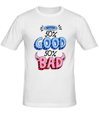 Мужская футболка Good, bad 