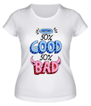 Женская футболка Good, bad  фото