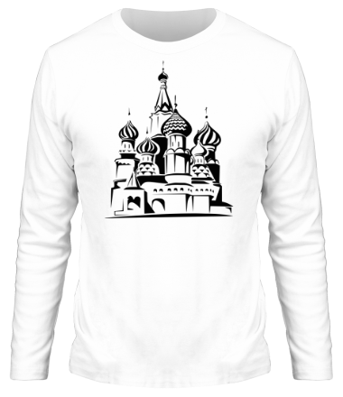 Мужская футболка длинный рукав Москва