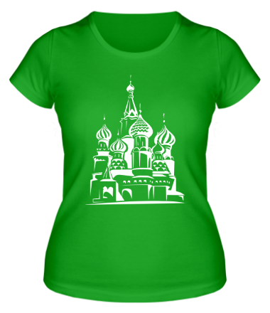 Женская футболка Москва