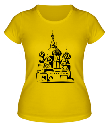 Женская футболка Москва