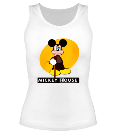 Женская майка борцовка Mickey House