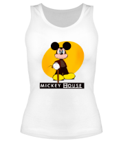 Женская майка борцовка Mickey House фото
