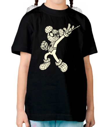 Детская футболка Микки Маус с паутиной