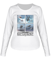 Женская футболка длинный рукав Battlefront Four Square фото