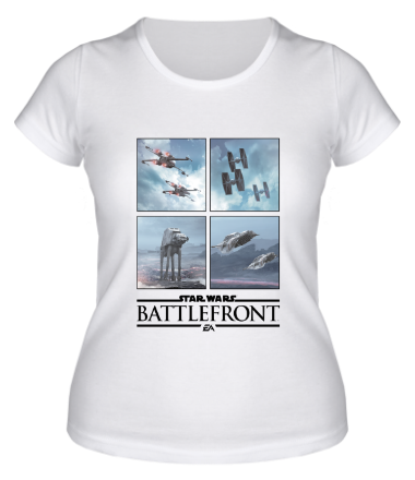 Женская футболка Battlefront Four Square