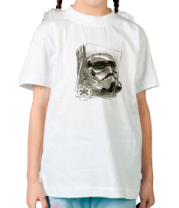 Детская футболка Имперский штурмовик эскиз фото