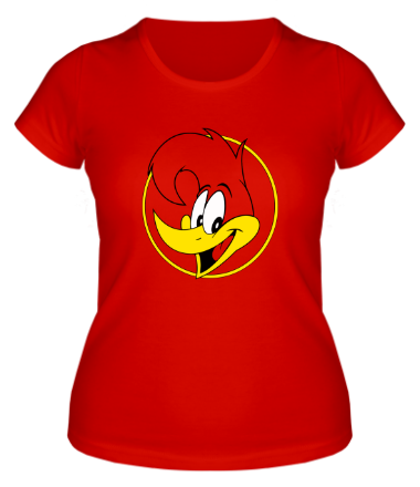 Женская футболка Woody Woodpecker