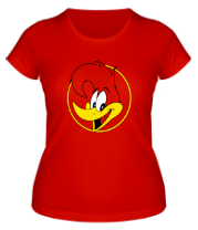 Женская футболка Woody Woodpecker фото