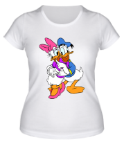 Женская футболка Дональд и Дейзи Дак фото