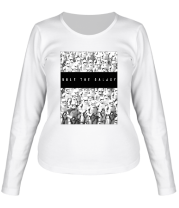 Женская футболка длинный рукав Батальон штурмовиков фото