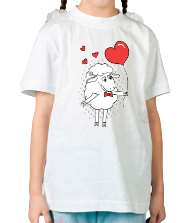 Детская футболка Влюблённый овен