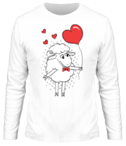 Мужская футболка длинный рукав Влюблённый овен фото