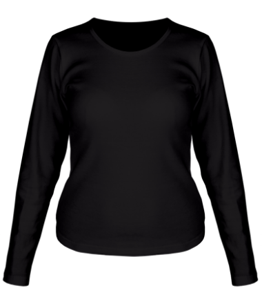 Женская футболка длинный рукав ОМОН (спина)