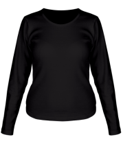 Женская футболка длинный рукав ОМОН (спина) фото
