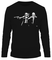 Мужская футболка длинный рукав Star Wars Pulp Fiction фото