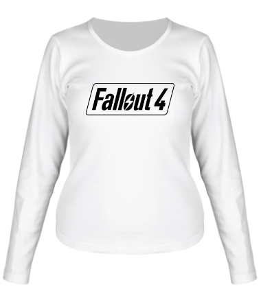 Женская футболка длинный рукав Fallout 4