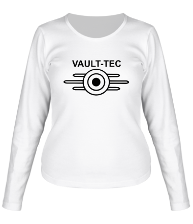 Женская футболка длинный рукав Vault-Tec