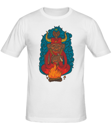Мужская футболка Огненный шаман