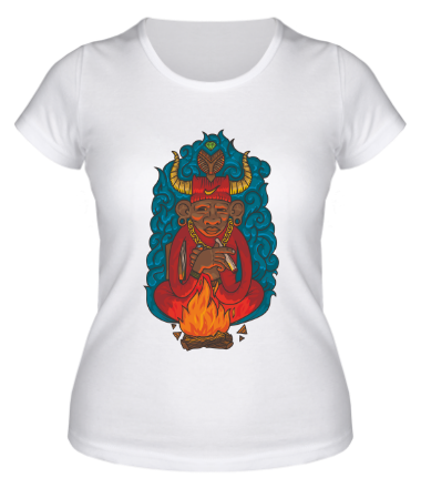 Женская футболка Огненный шаман