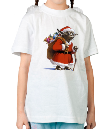 Детская футболка Санта Йода