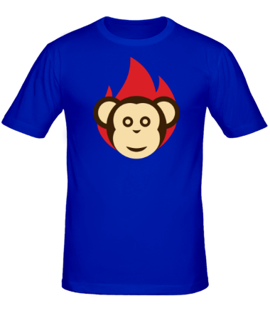 Мужская футболка Огненная обезьяна