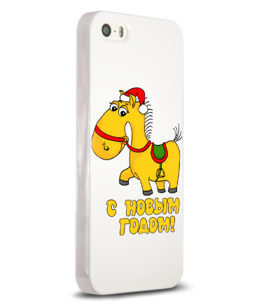 Чехол для iPhone Жёлтая лошадка