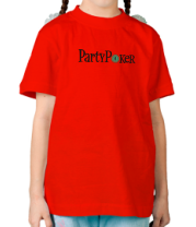 Детская футболка Party poker фото