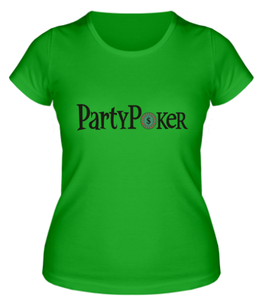 Женская футболка Party poker