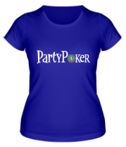 Женская футболка Party poker