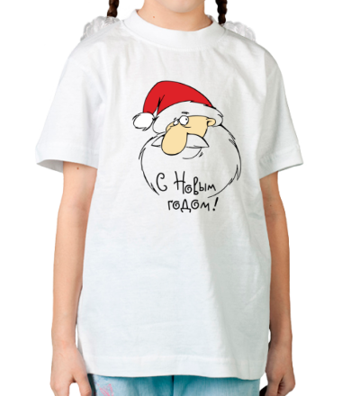 Детская футболка Санта