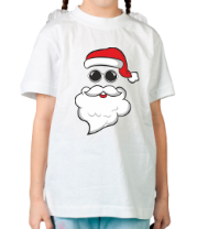Детская футболка Санта хипстер фото