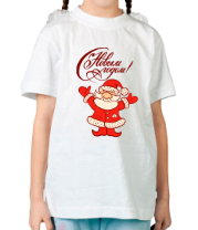 Детская футболка Санта Клаус фото