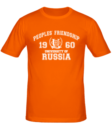 Мужская футболка РУДН Российский университет дружбы народов