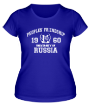 Женская футболка РУДН Российский университет дружбы народов фото
