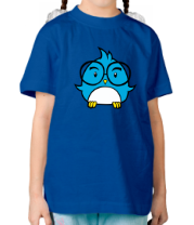Детская футболка Птичка в очках фото