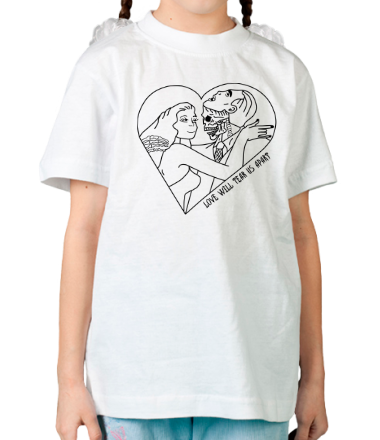 Детская футболка Любовь зла