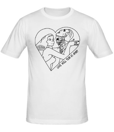 Мужская футболка Любовь зла
