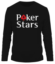 Мужская футболка длинный рукав Poker Stars фото