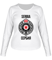 Женская футболка длинный рукав FK Partizan фото