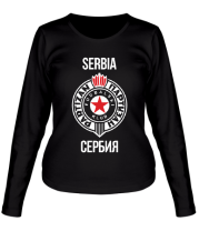 Женская футболка длинный рукав FK Partizan фото