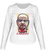 Женская футболка длинный рукав Family Heisenberg фото