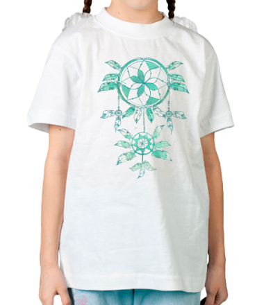 Детская футболка Ловец снов (акварель)