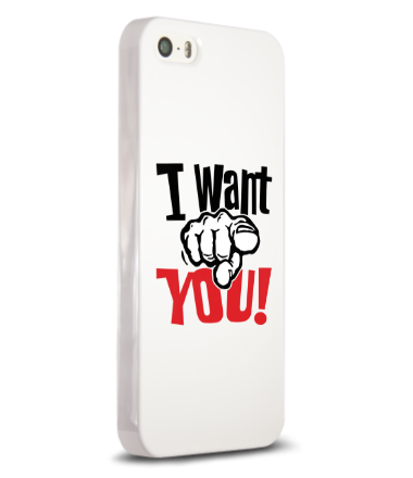 Чехол для iPhone I want you! 