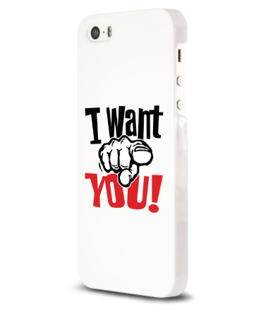 Чехол для iPhone I want you! 